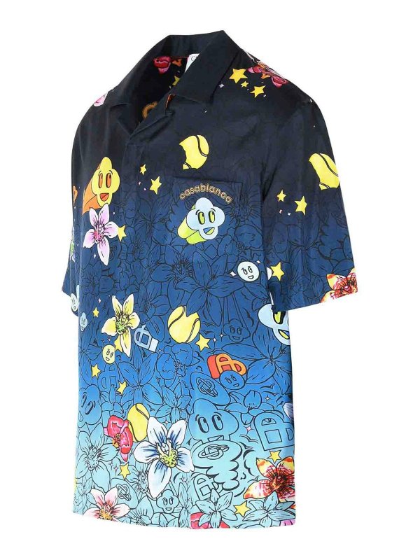 The Best Shops CASABLANCA: シャツ - シャツ - ブルー