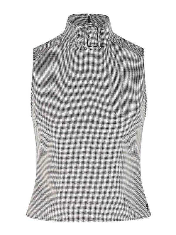 Courreges: Tops und Tank Tops - Top - Beige