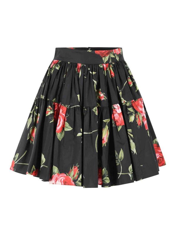 DOLCE & GABBANA: Miniröcke - Minirock - Schwarz