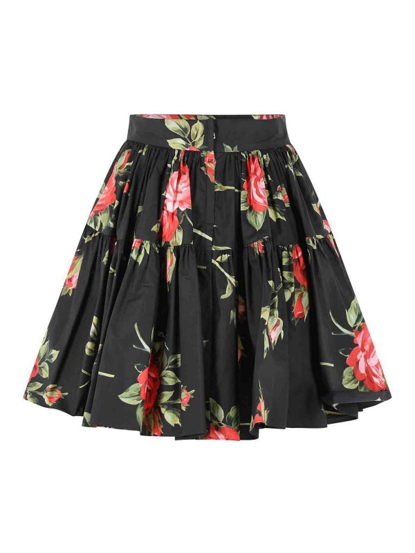 DOLCE & GABBANA: Miniröcke online - Minirock - Schwarz