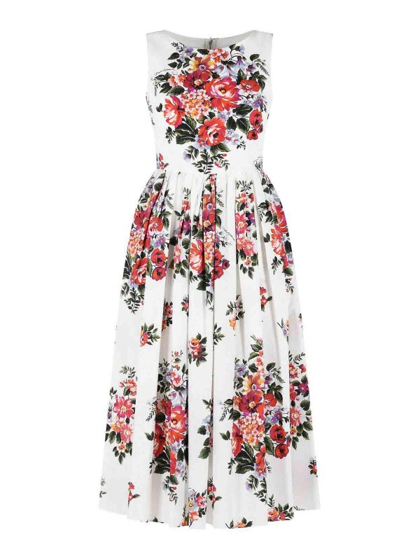 DOLCE & GABBANA: マキシドレス - マキシドレス - 白