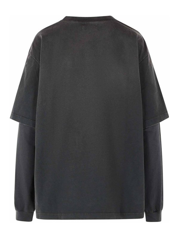 GANNI: T-shirts online - T-Shirt - Grau