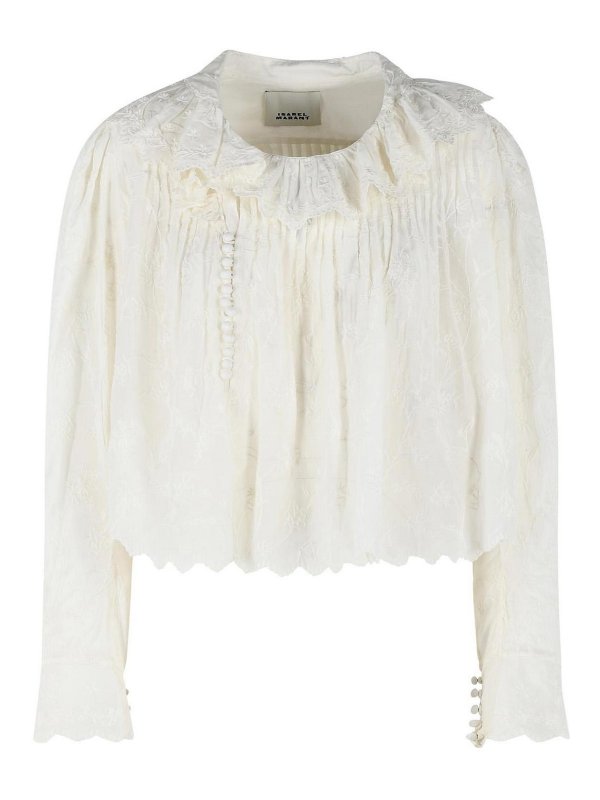 ISABEL MARANT: Blusen - Bluse - Weiß