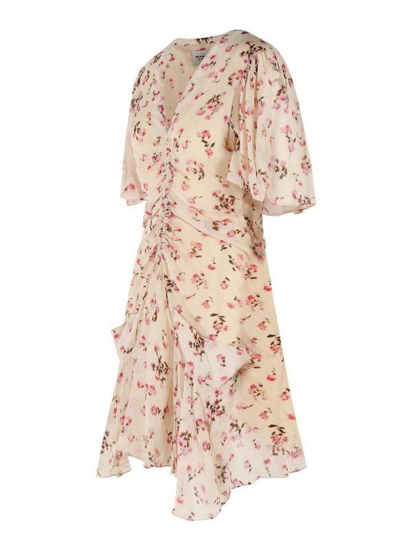 The Best Shops ISABEL MARANT: ニーレングスドレス - 膝丈ドレス - ベージュ