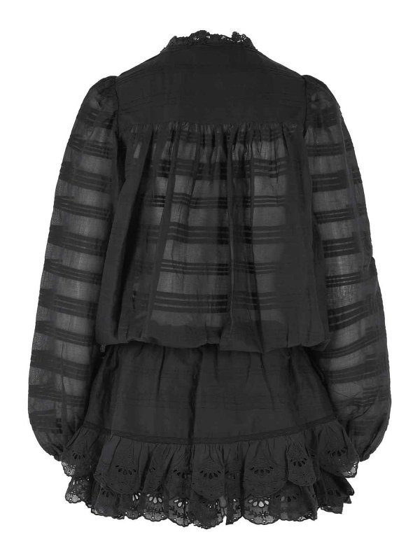 ISABEL MARANT: Knielange Kleider online - Knielanges Kleid - Schwarz