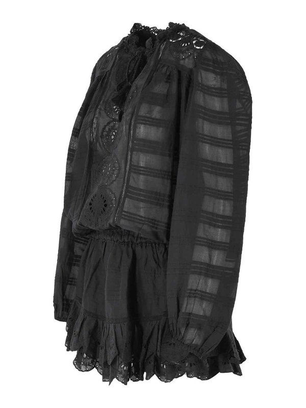 The Best Shops ISABEL MARANT: Knielange Kleider - Knielanges Kleid - Schwarz