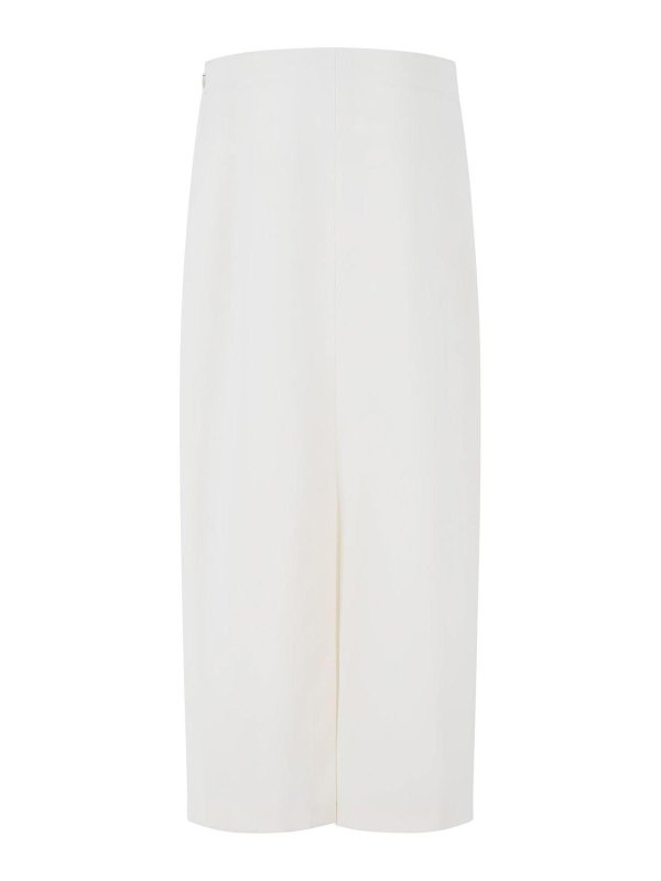 LOULOU STUDIO: Knielange und Midi Röcke online - Midirock - Weiß