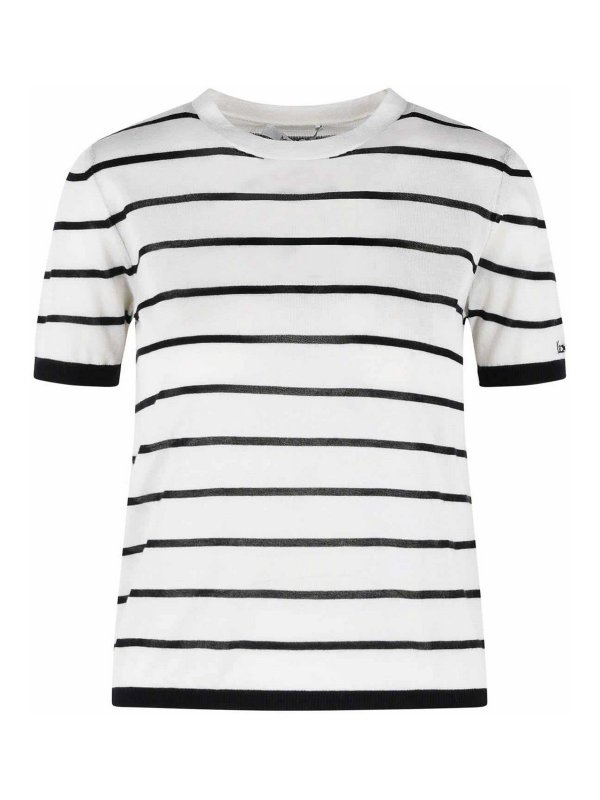 Max Mara: T-shirts - T-Shirt - Creme
