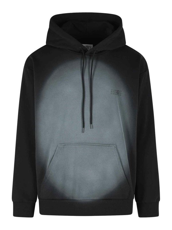 MM6 MAISON MARGIELA: スウェット＆セーター - スウェットシャツ/セーター - 黒