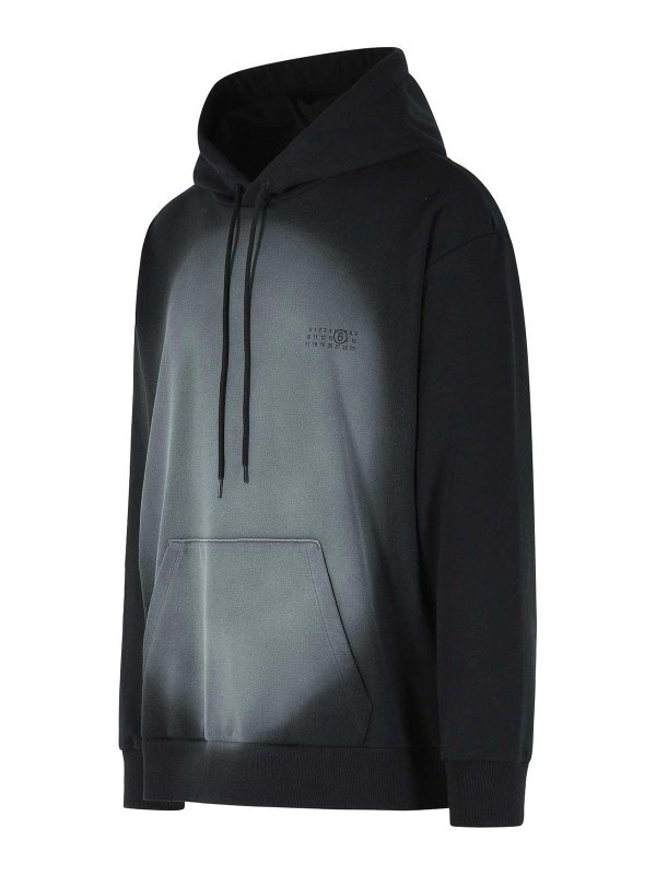 The Best Shops MM6 MAISON MARGIELA: スウェット＆セーター - スウェットシャツ/セーター - 黒