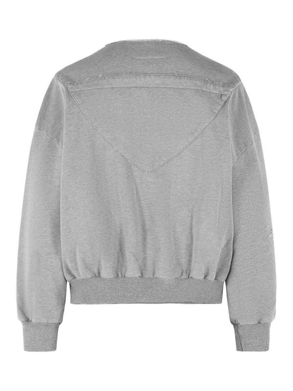MM6 MAISON MARGIELA: Sweatshirts und Pullover online - Sweatshirt - Grau