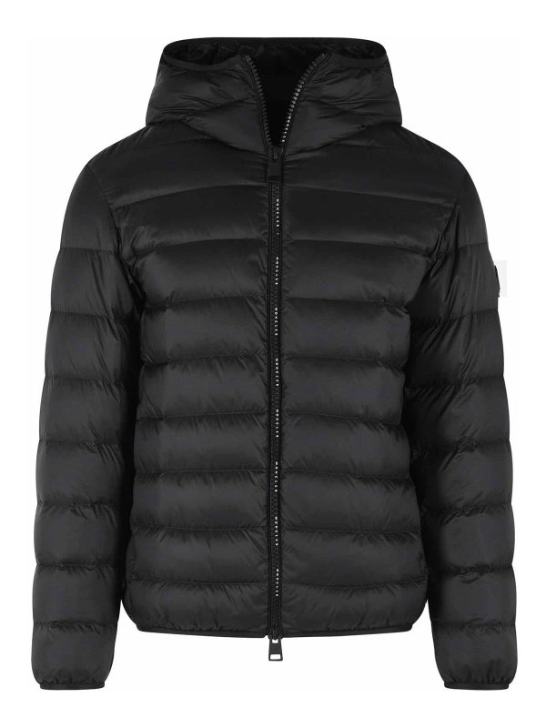 MONCLER: ダウン・ハイテクジャケット - ダウンジャケット - 黒