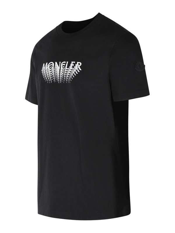 The Best Shops MONCLER: T-shirts - T-Shirt - Schwarz