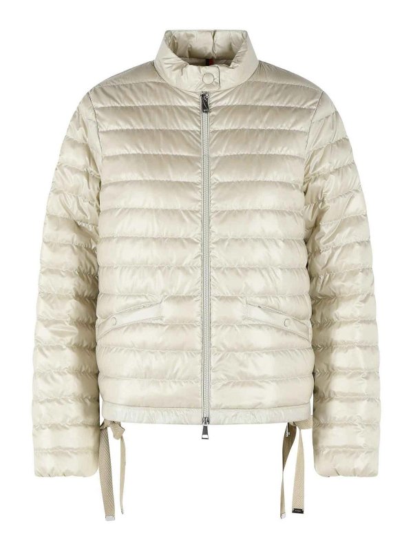 MONCLER: Kurze Daunenjacken - Daunenjacke - Weiß