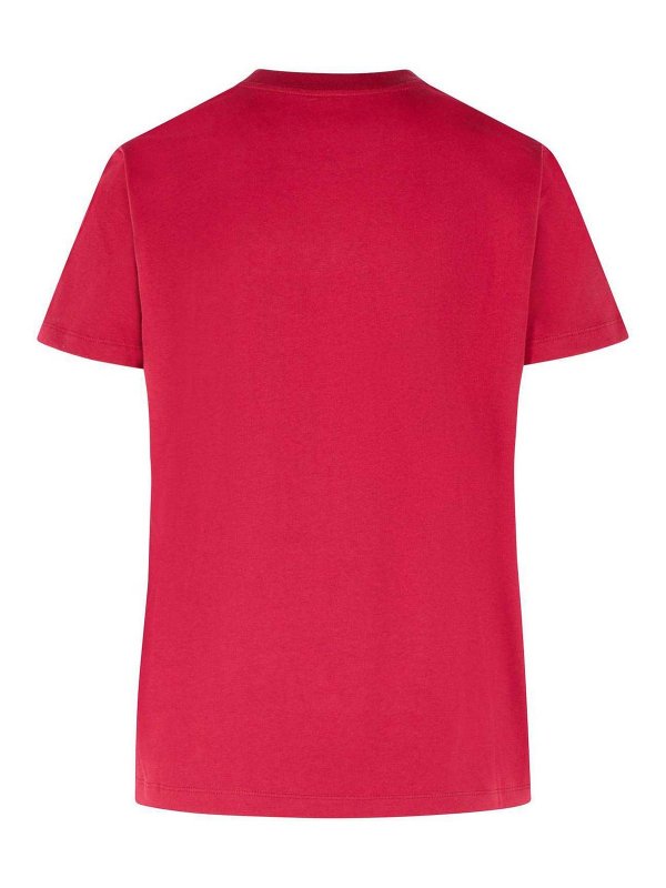 MONCLER: Camisetas online - Camiseta - Rojo
