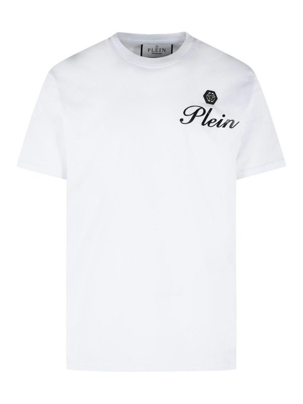 PHILIPP PLEIN: T-shirts - T-Shirt - Weiß