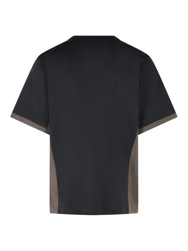 Sacai: T-shirts online - T-Shirt - Dunkelblau