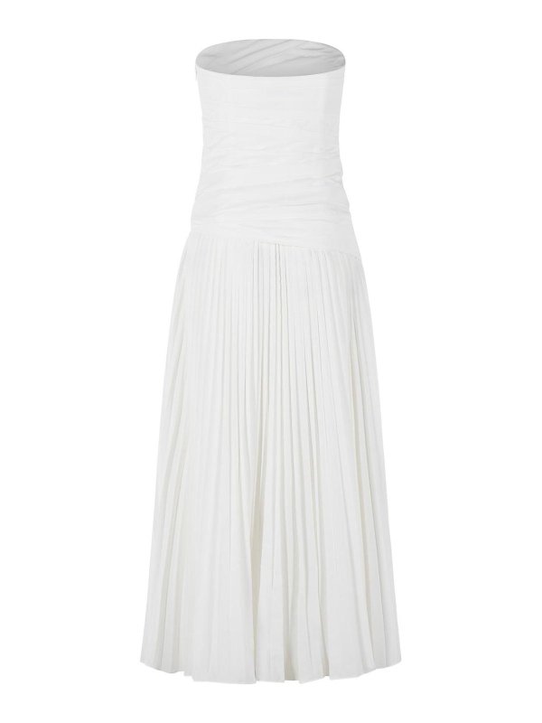 JONATHAN SIMKHAI: ニーレングスドレス online - 膝丈ドレス - 白