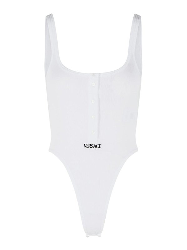 VERSACE: Tops und Tank Tops - Top - Weiß