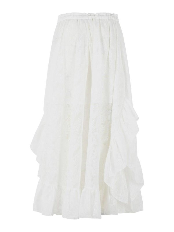 ZIMMERMANN: ニーレングススカート＆ミディ丈 online - 膝丈/ミディスカート - 白