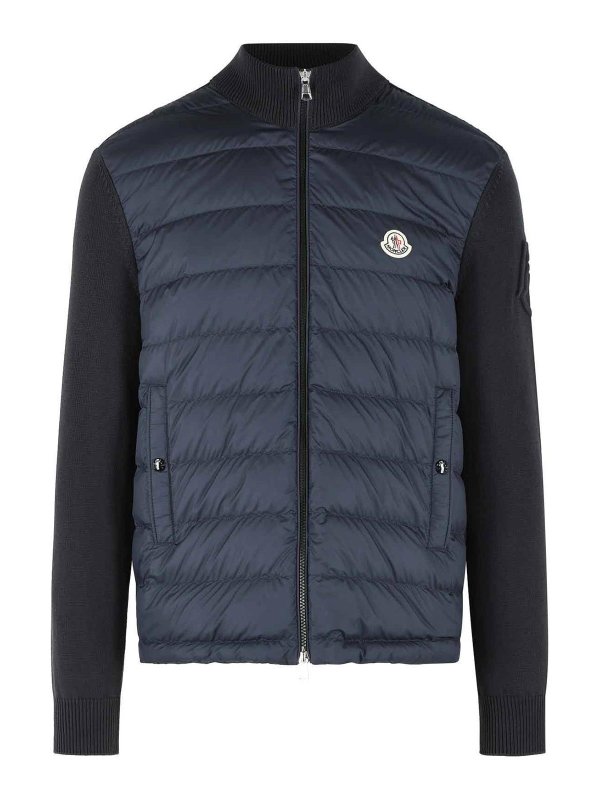 MONCLER: カーディガン - カーディガン - ダークブルー