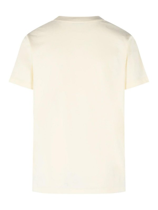 MONCLER: T-shirts online - T-Shirt - Weiß