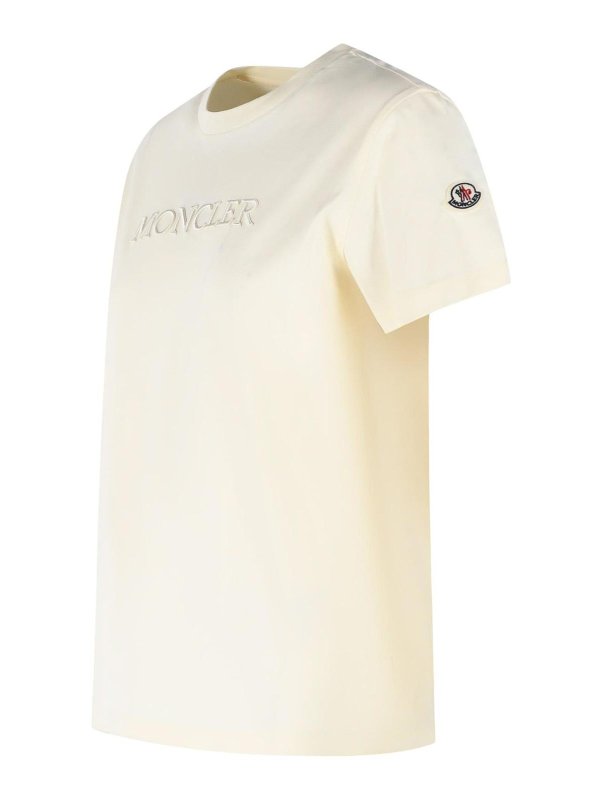 The Best Shops MONCLER: T-shirts - T-Shirt - Weiß