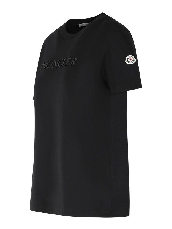 The Best Shops MONCLER: T-shirts - T-Shirt - Schwarz