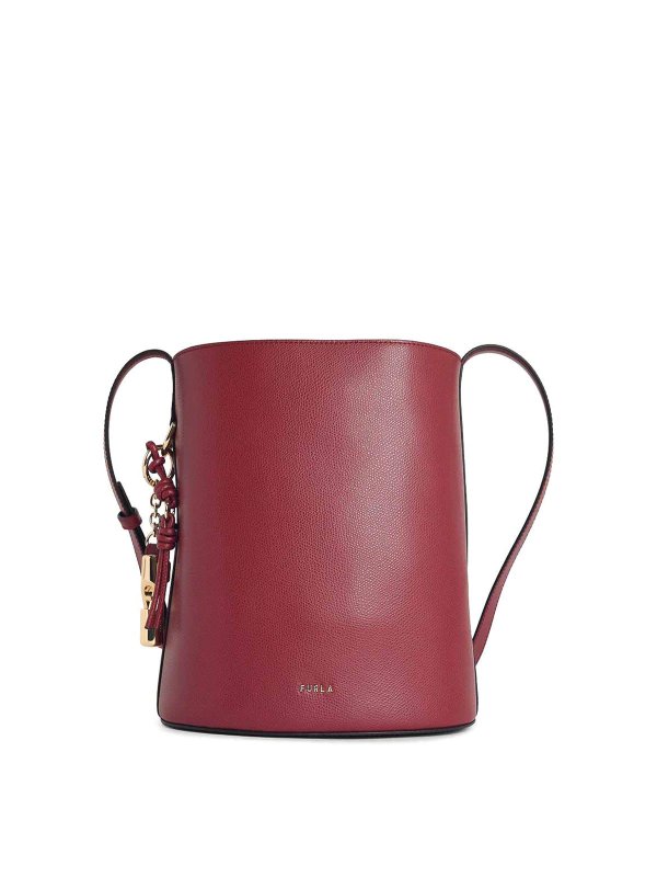 FURLA: Bucket-bags - Bucket-Bag - Dunkelrot
