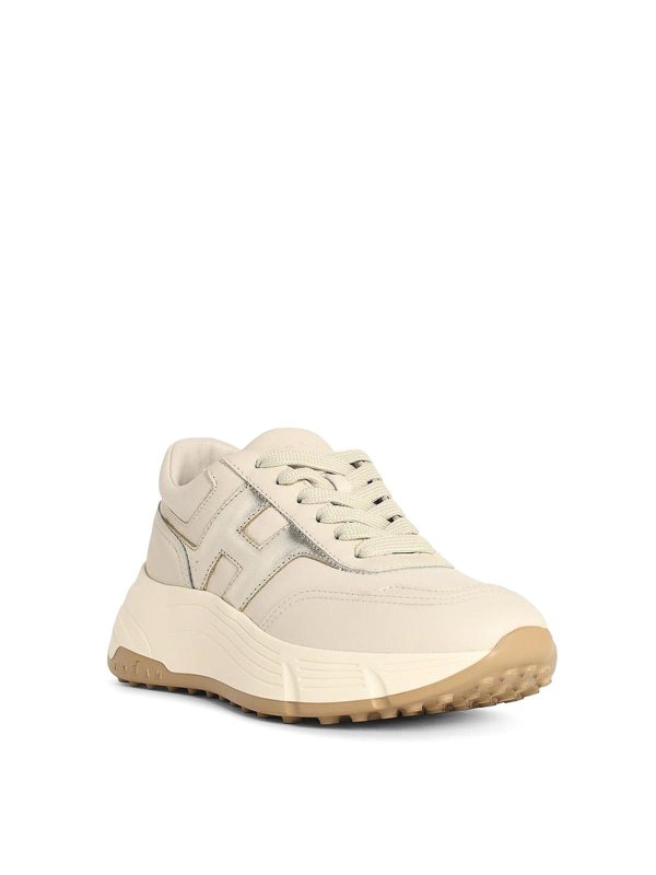 HOGAN: sneakers online - Sneakers Hi-Fi in pelle Avorio