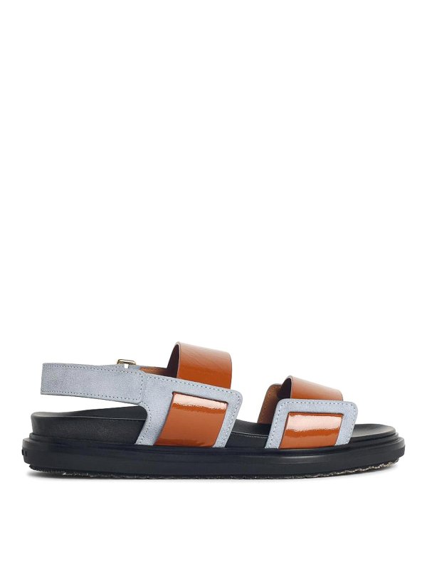 Marni: Sandalen - Sandalen - Braun