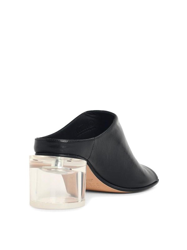 The Best Shops MM6 MAISON MARGIELA: ミュール - ミュール - 黒