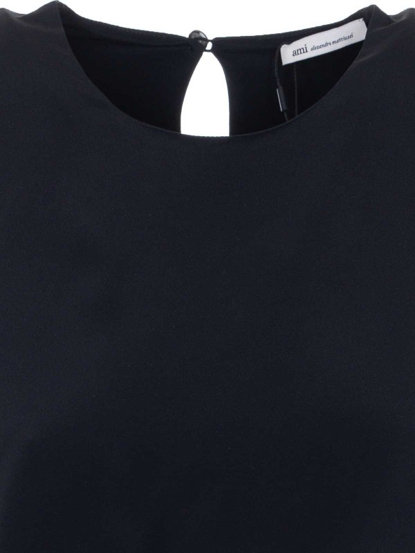 ショートドレス - 黒 Replica 
online: AMI PARIS