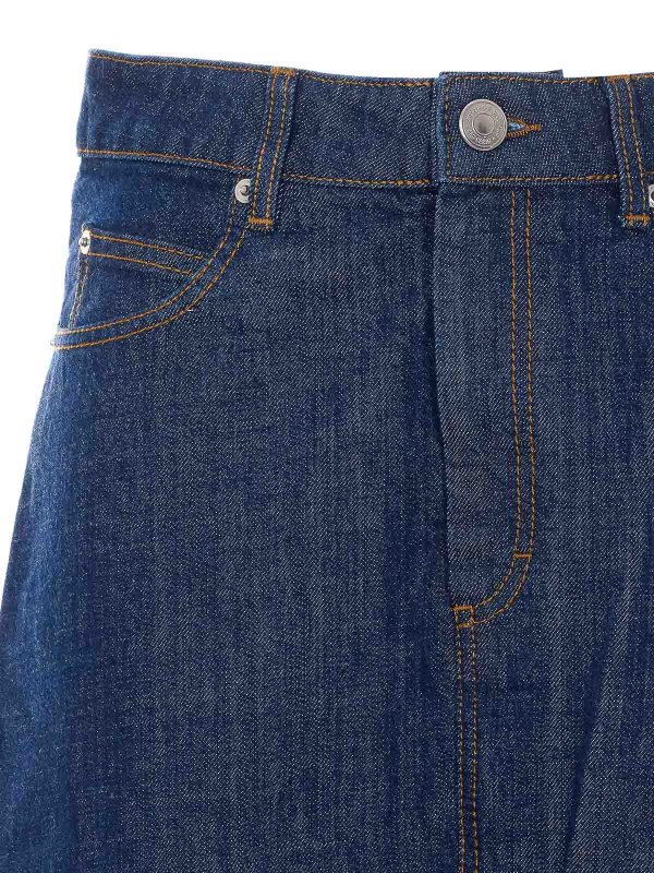 Denim Long Skirt Replica 
online: AMI PARIS