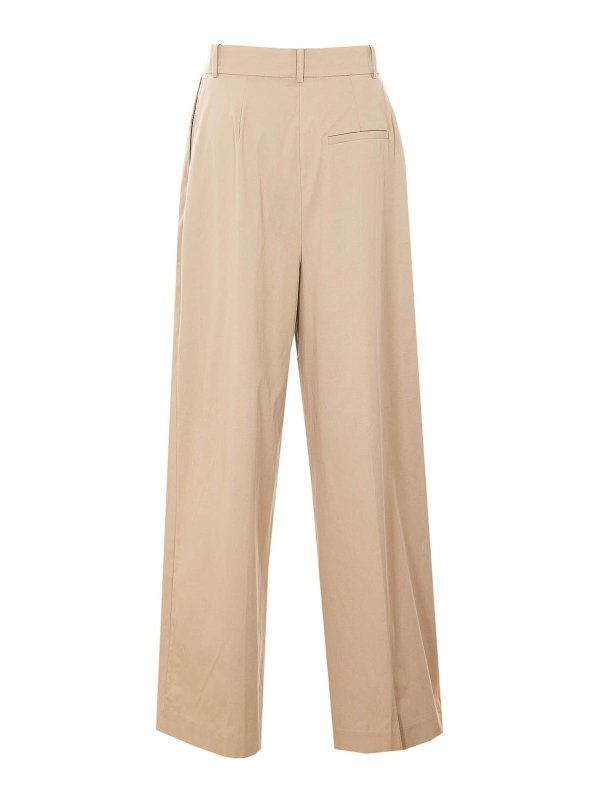 ANINE BING: pantaloni casual online - Pantaloni Lou beige