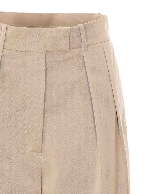 Pantaloni Lou beige shop online: ANINE BING