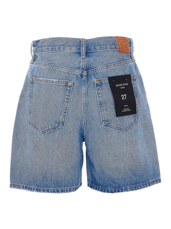 ANINE BING: トラウザーショーツ online - ショートパンツ - ブルー