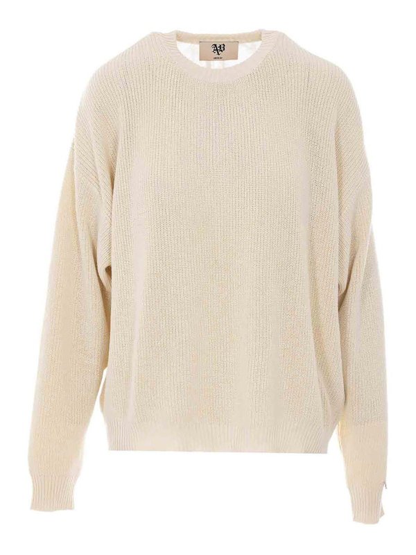 ANIYE BY: クルーネック - クルーネック - 白