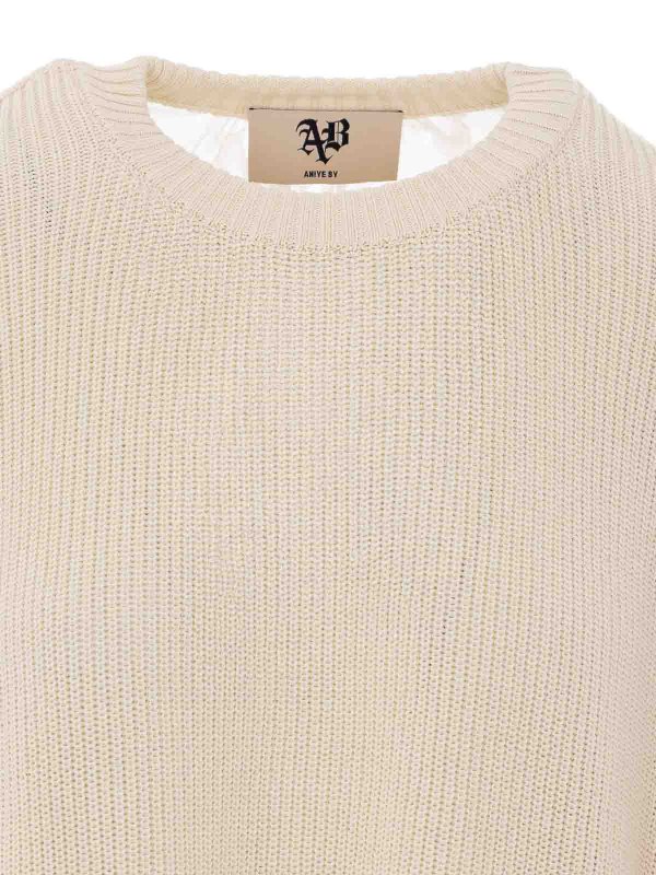 クルーネック - 白 shop online: ANIYE BY