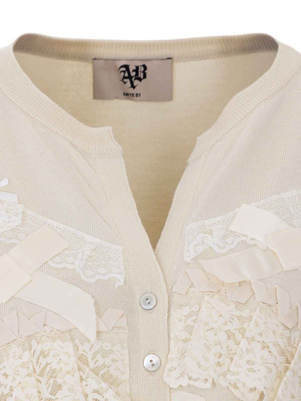 カーディガン - 白 shop online: ANIYE BY