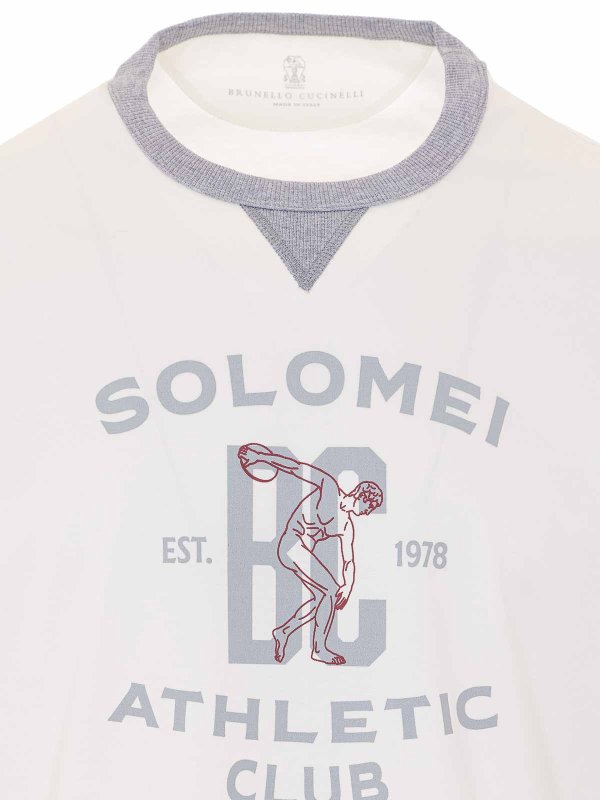 Camiseta - Blanco Replica 
online: BRUNELLO CUCINELLI