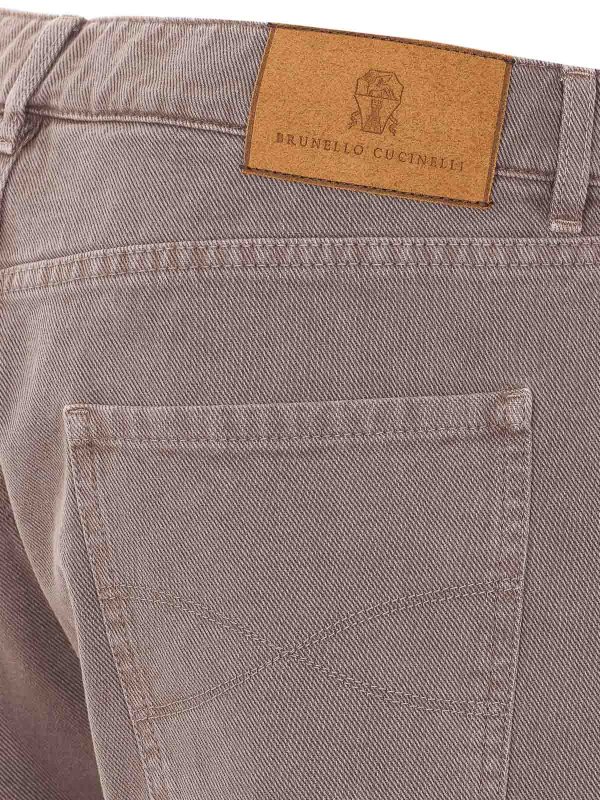 The Best Shops BRUNELLO CUCINELLI: カジュアルトラウザー - カジュアルパンツ - ブラウン