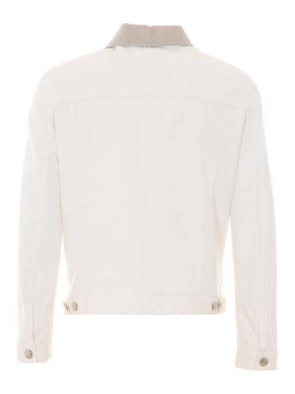 BRUNELLO CUCINELLI: デニムジャケット online - デニムジャケット - 白
