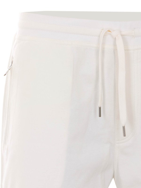 トラックスーツ ボトムス - 白 shop online: BRUNELLO CUCINELLI