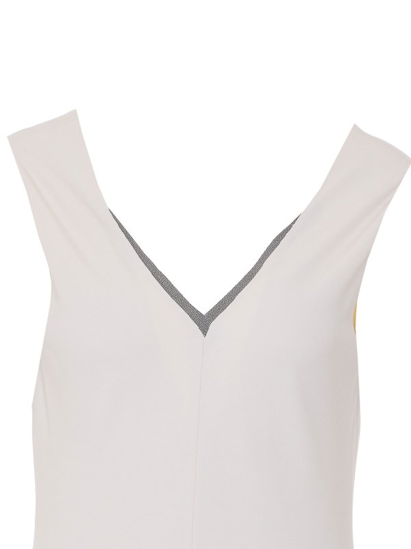 マキシドレス - 白 shop online: BRUNELLO CUCINELLI