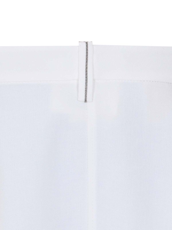 The Best Shops BRUNELLO CUCINELLI: ニーレングススカート＆ミディ丈 - 膝丈/ミディスカート - 白