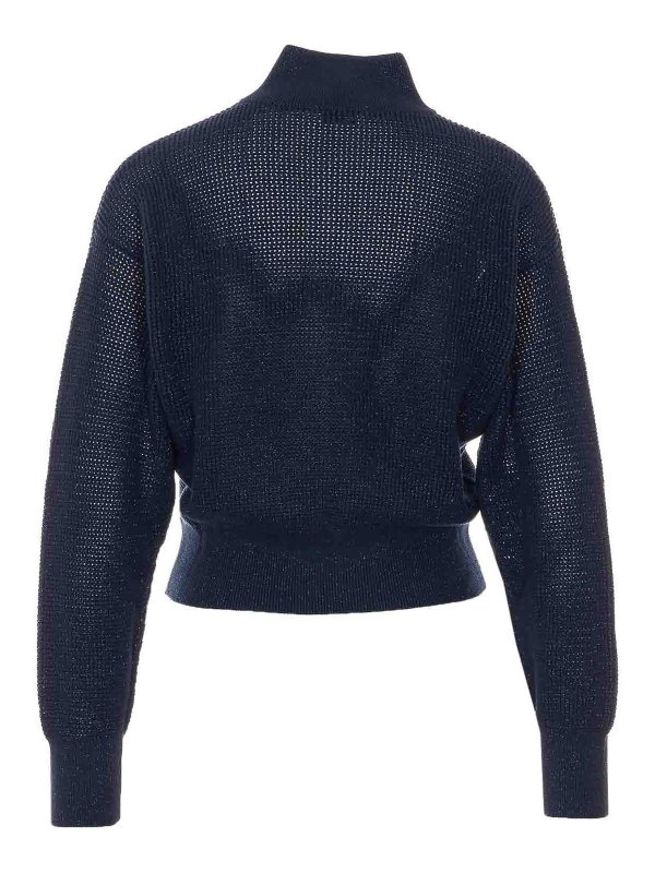 BRUNELLO CUCINELLI: Rollkragenpullover  und Polo-Ausschnitt online - Rollkragenpullover - Blau