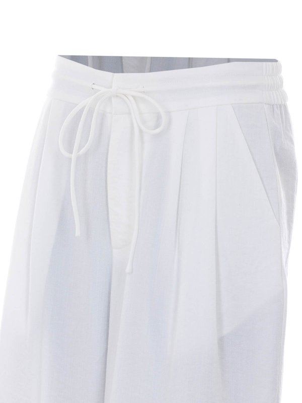 The Best Shops ELEH: casual trousers - White Pants