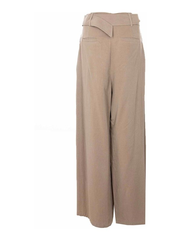 ELEH: casual trousers online - Beige Pants