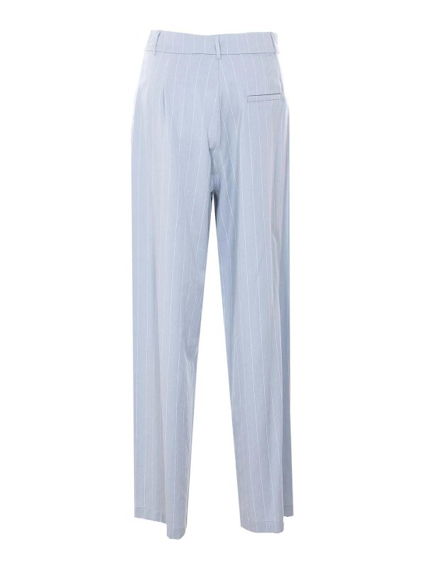 ELEH: casual trousers online - Light Blue Pants